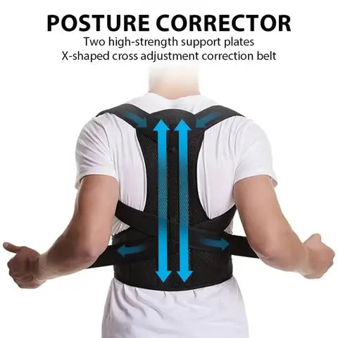 PostureFix Pro adjustable back posture corrector brace